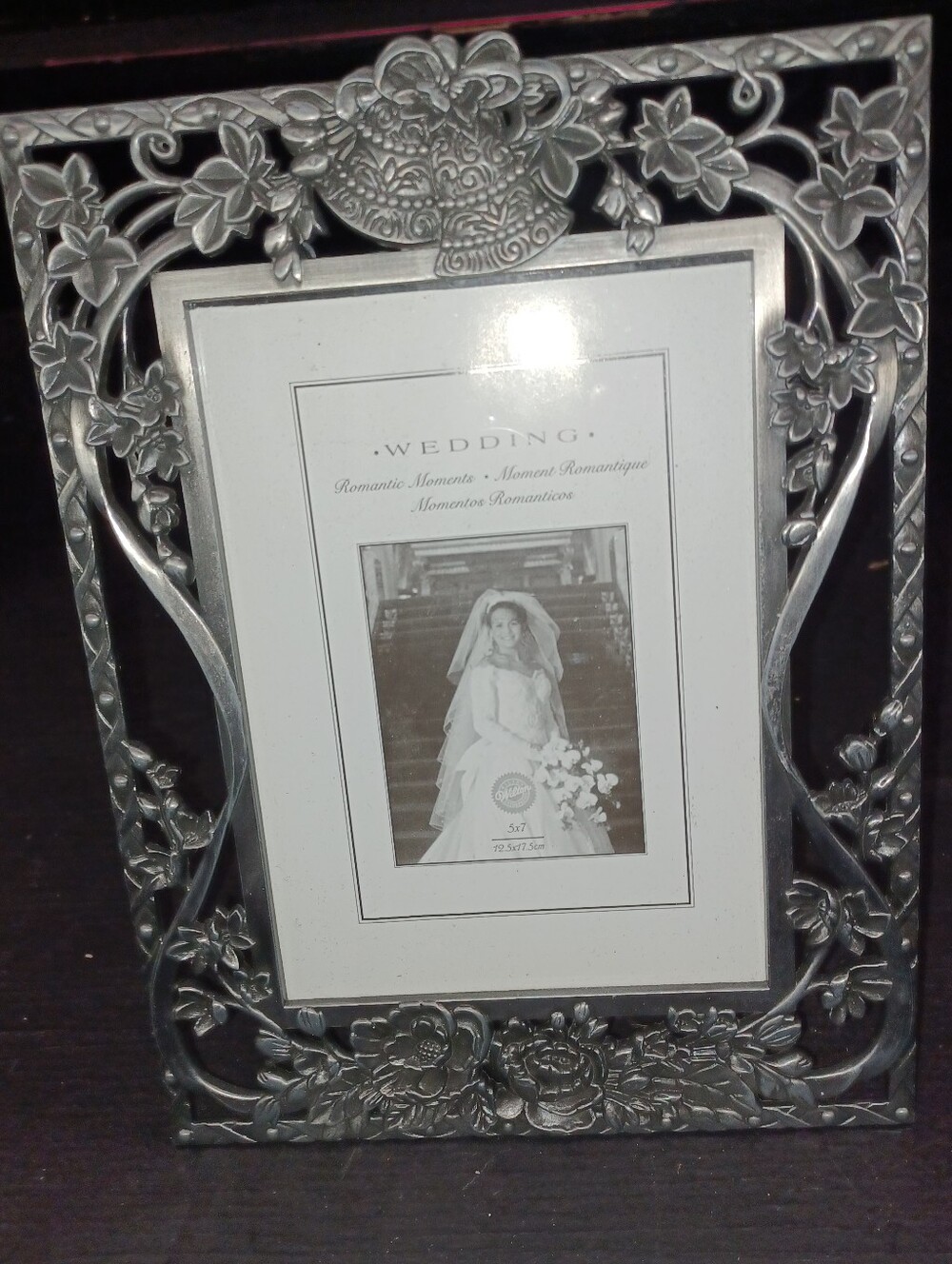 Wilton Silver Floral Metal Picture Frame